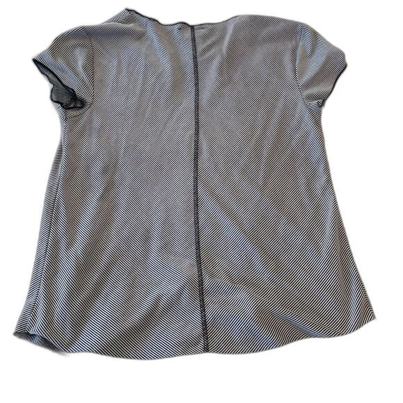 Urban Romantics size Small Slouchy Striped Flowy V Neck Lagenlook Casual Top - Picture 2 of 7